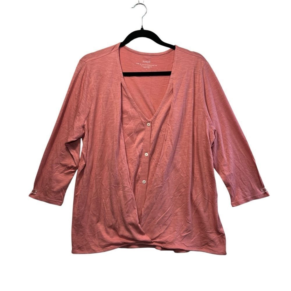 Pure Jill Cross Front Women’s L top, NWOT